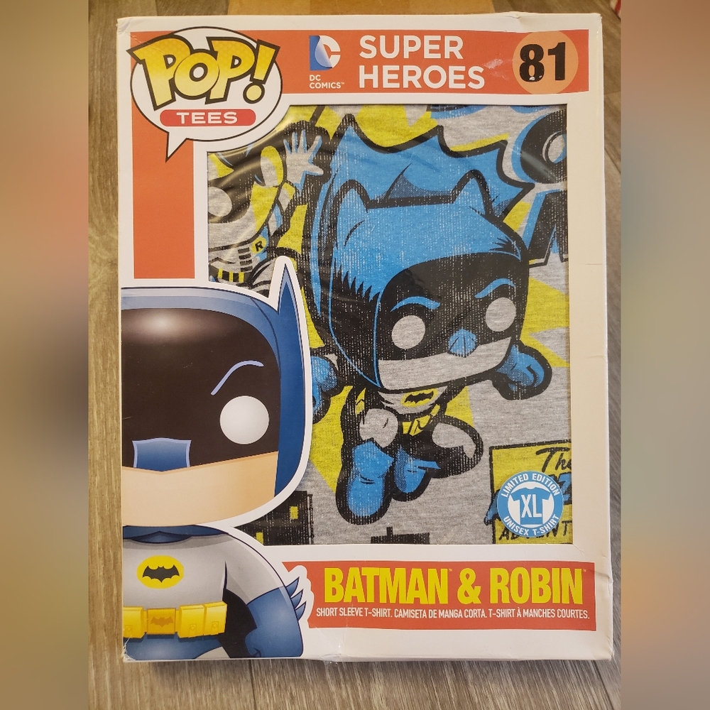 Funko pop tees DC Batman & Robin shirt 81, XL